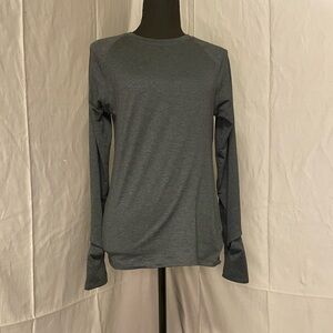 Wink Charcoal Long Sleeve Women's Scrubs Tee